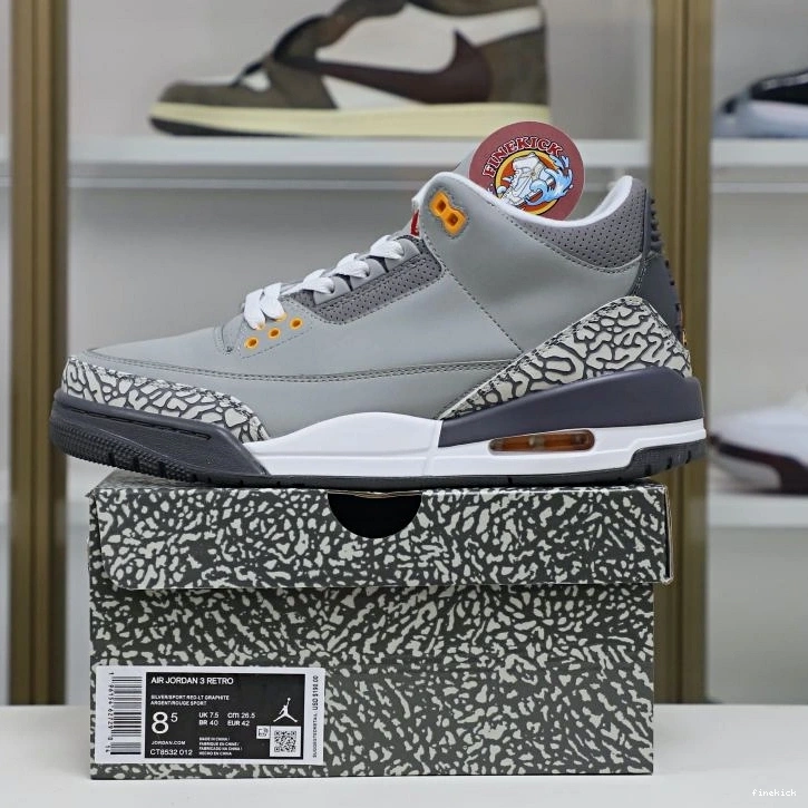 Jordan 3 grey